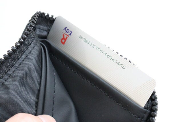 L型財布　カードポケット