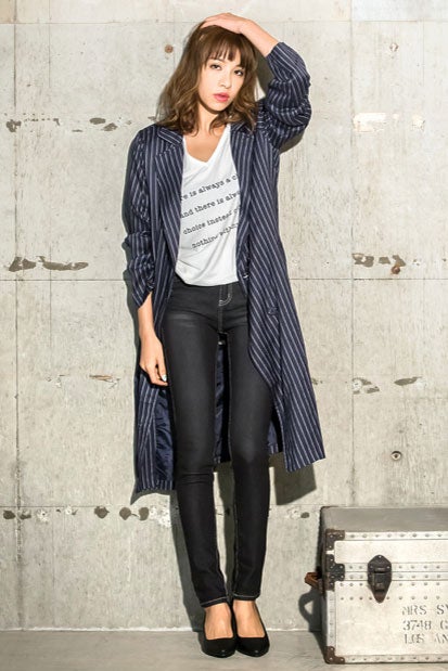 BIGシルエットロングジャケット CHICMUSE「Re:EDIT by GALSTAR」3,498円（税込）／画像提供：Re:EDIT by GALSTAR