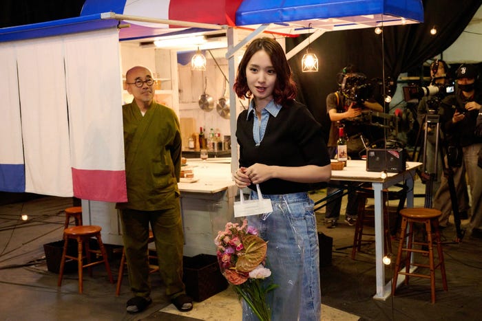 竹中直人、剛力彩芽(C)東海テレビ