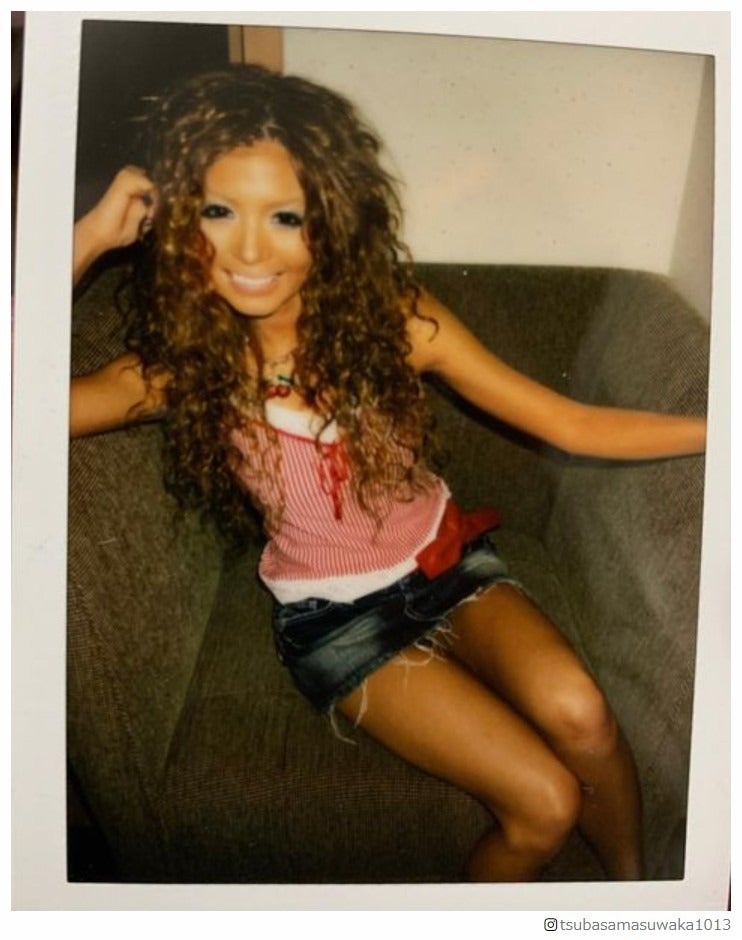 益若つばさ｢眉毛の上がりっぷりが異常｣“ギャル時代”写真公開 ギャル文字も復活