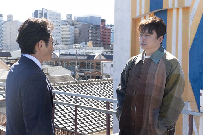 安田顕、香取慎吾「日本一の最低男 ※私の家族はニセモノだった」第9話(C)フジテレビ