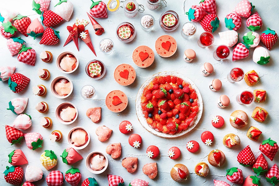 ANAインターコンチネンタルホテル東京_「ストロベリー＆ルビー ときめくスイーツブッフェ」_1