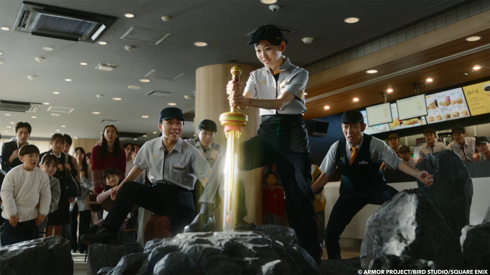 一ノ瀬美空／マクドナルド「ドラクエバーガー誕生」篇（C）乃木坂46LLC