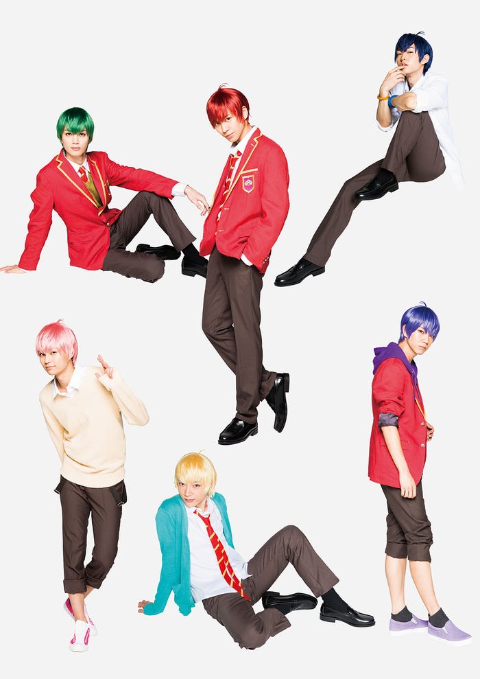 『おそ松さん on STAGE~SIX MEN’S SHOW TIME~』“F6”ビジュアル(C)赤塚不二夫/「おそ松さん」on STAGE製作委員会2016