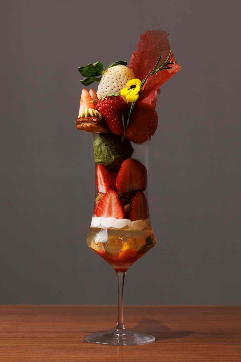 「十全十美パフェ〜季節のマリアージュ〜」2,780円／画像提供：古屋旅館