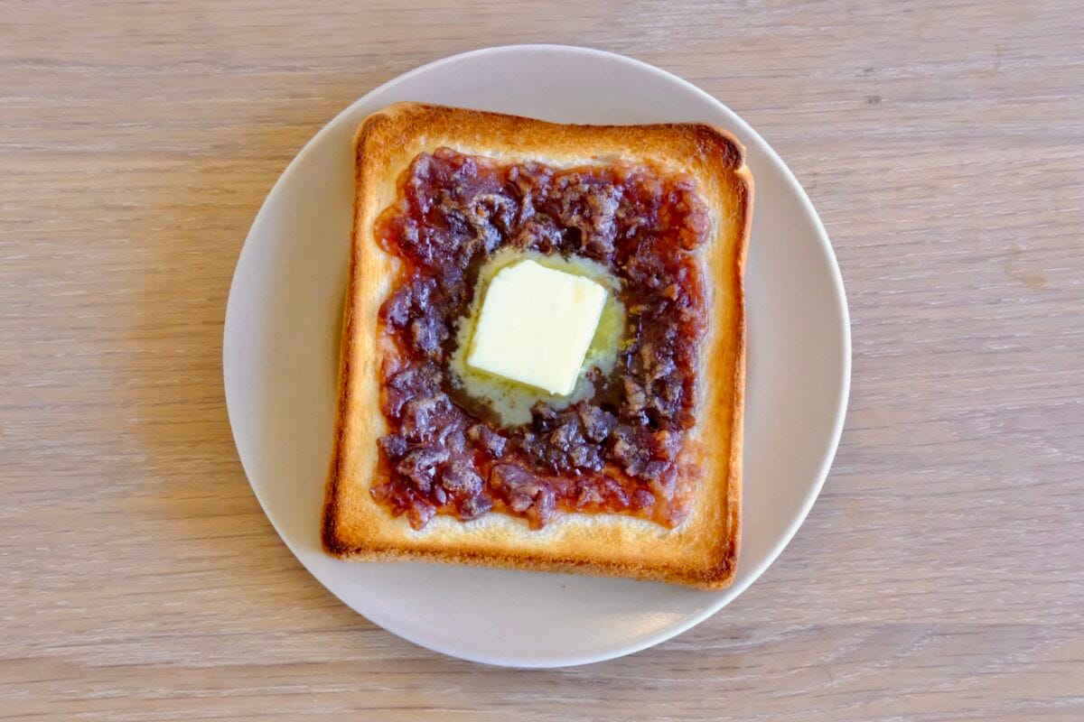 マツコ、あんバタートースト