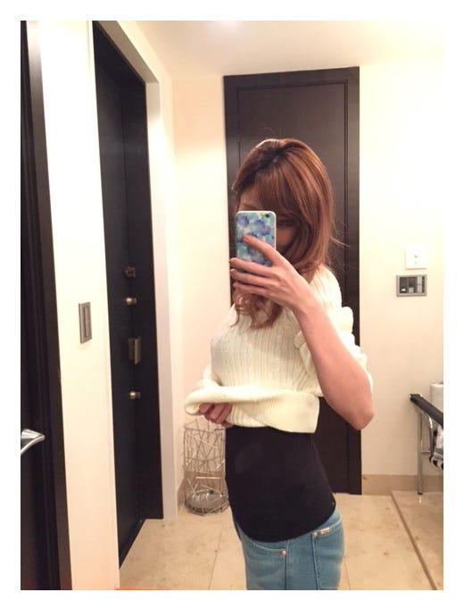 出産後の体型/武藤静香オフィシャルブログ(Ameba)より