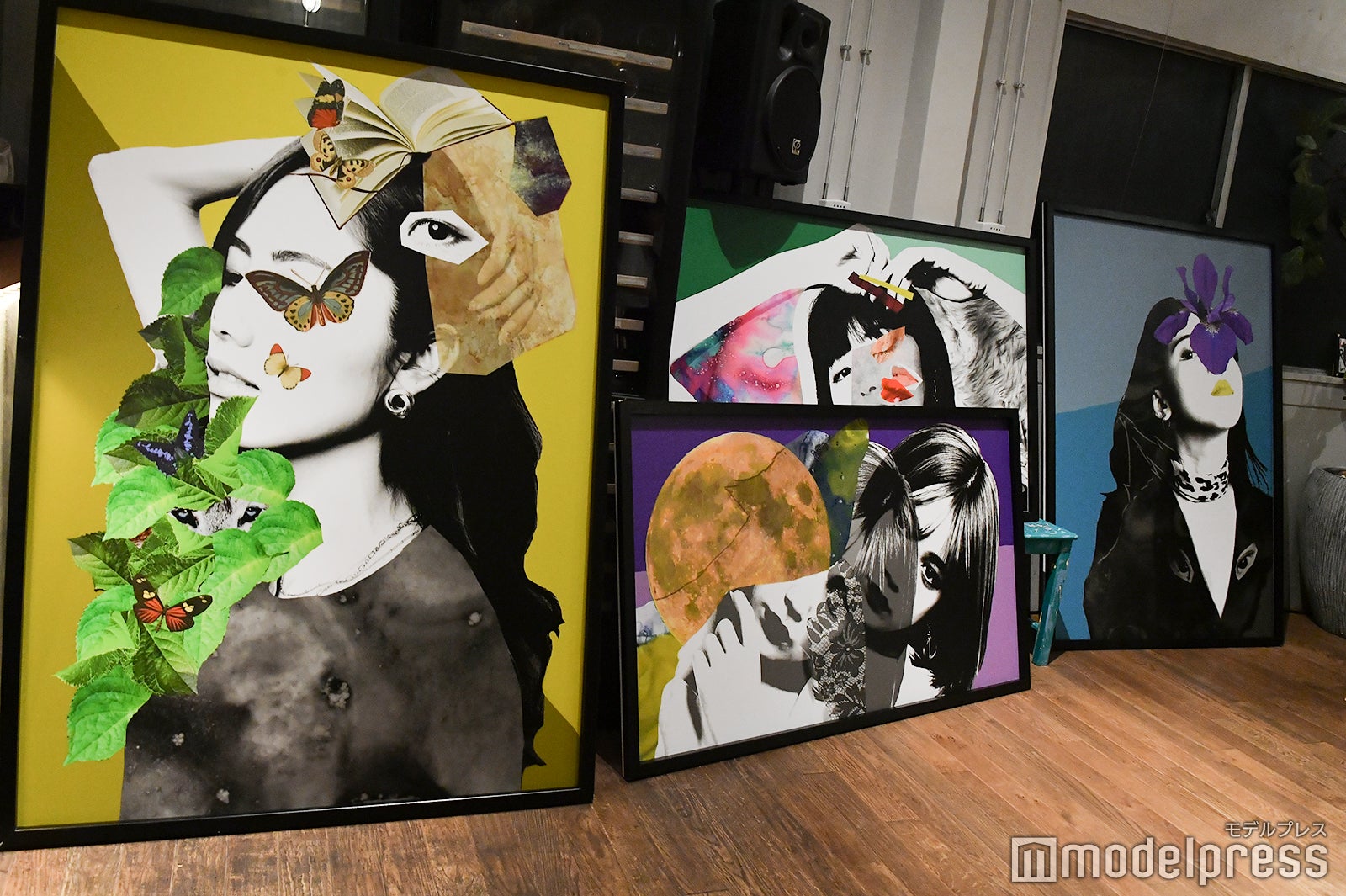 オオカミちゃんカフェ／女子メンバーのアート （C）モデルプレス