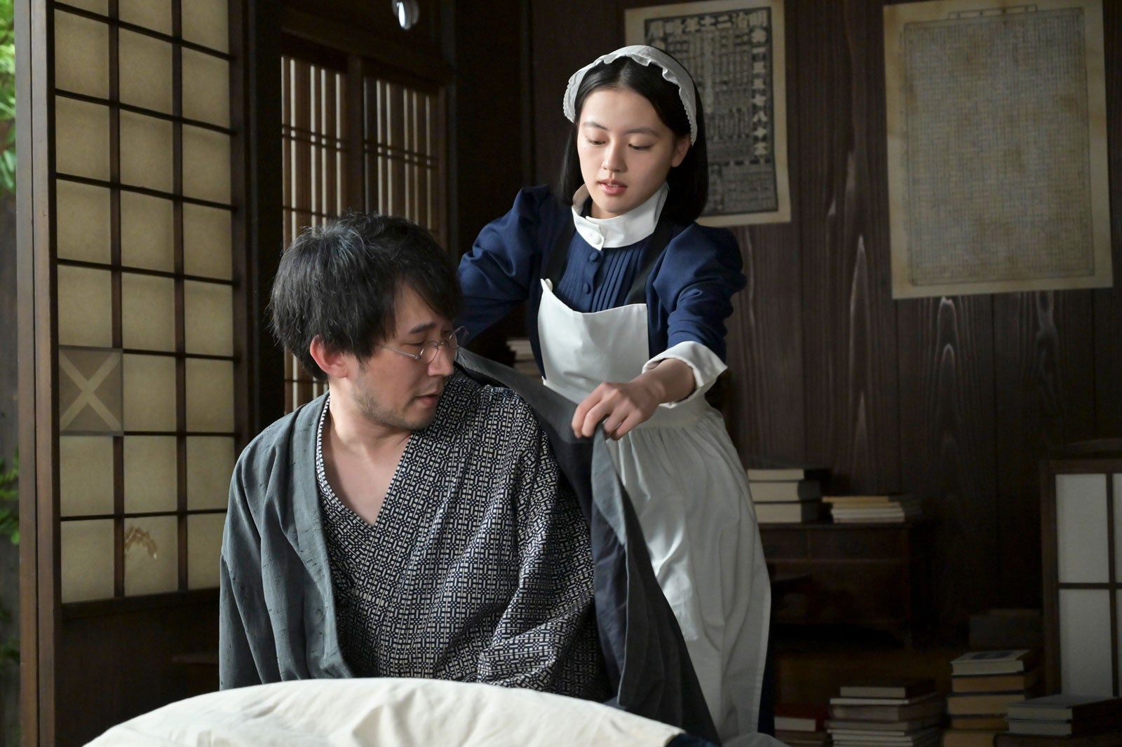 じろう、上坂樹里「風、薫る」第44話（C）NHK