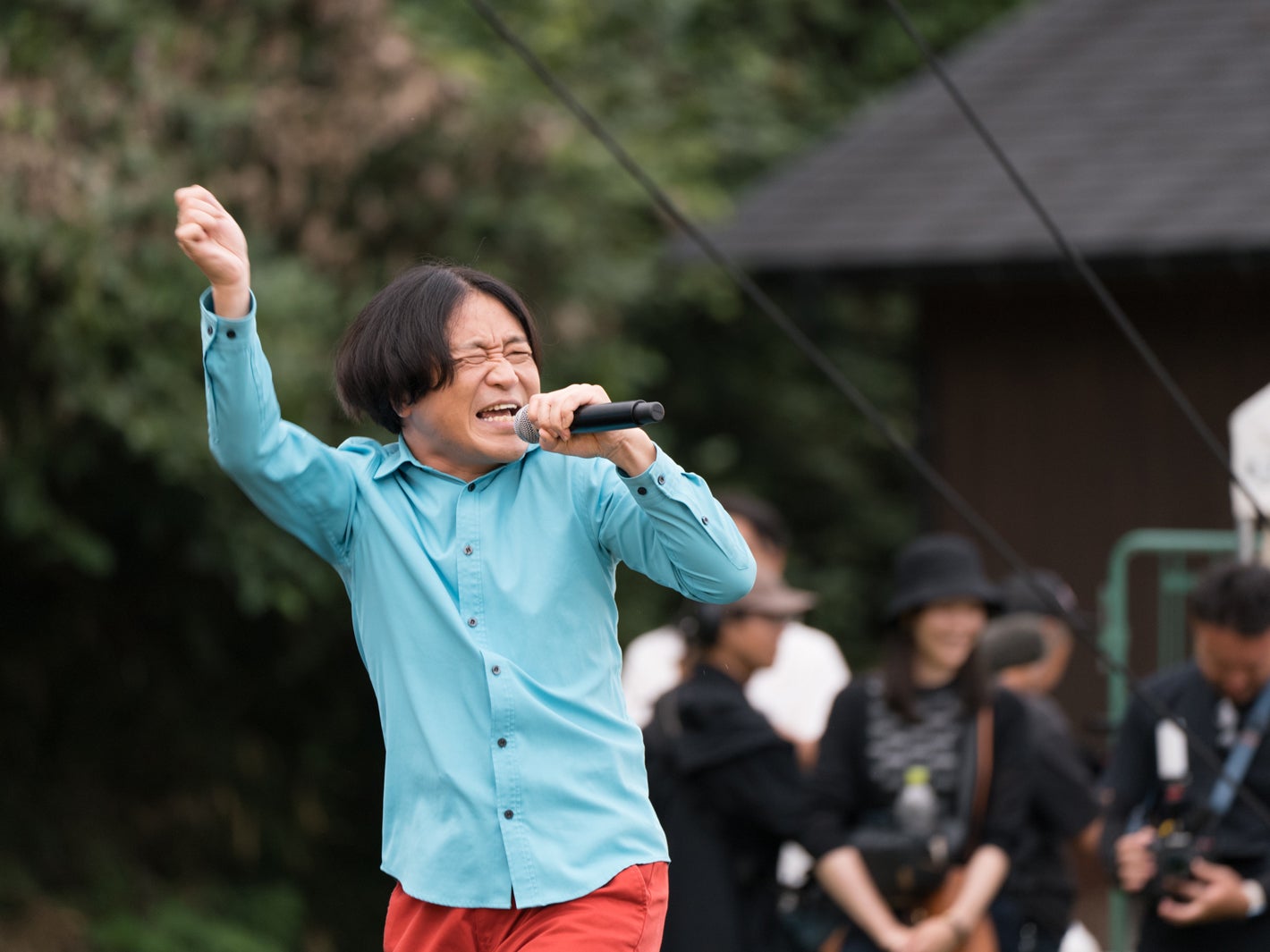 永野「cinema bird in 熊本小国 2023」の様子（提供写真）