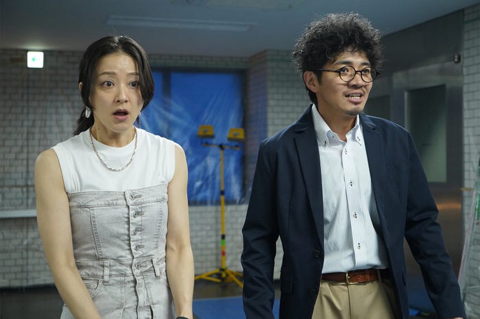 (左から)中越典子、和田正人「特捜9 season7」第5話より(C)テレビ朝日