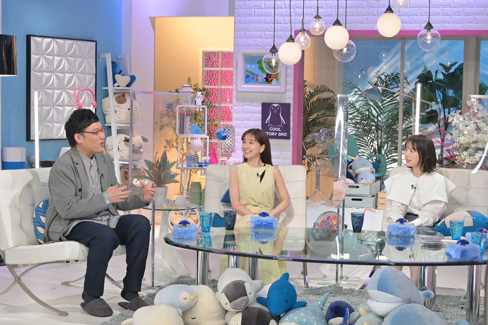 山里亮太、田中みな実、弘中綾香（C）テレビ朝日