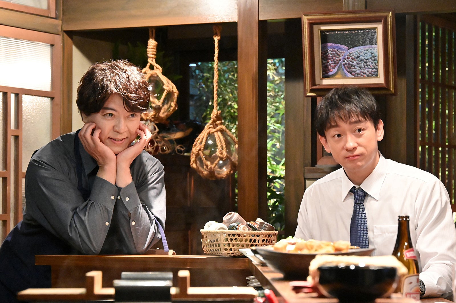 上川隆也、山本耕史「花咲舞が黙ってない」第4話より（C）日本テレビ