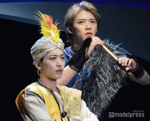 7 MEN 侍・中村嶺亜&少年忍者・黒田光輝、初日舞台開幕に意気込み 歓声代わりに新たなポーズ発明も<SEVEN―シンドバッド7つの航海―>