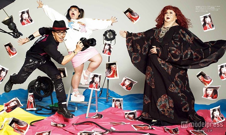 （左から）レスリー・キー、渡辺直美、マツコロイド（画像提供：日本テレビ）