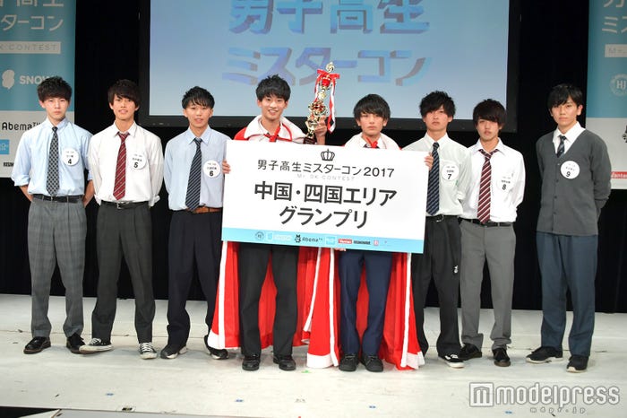 「男子高生ミスターコン2017」中国・四国地方ファイナリスト(C)モデルプレス