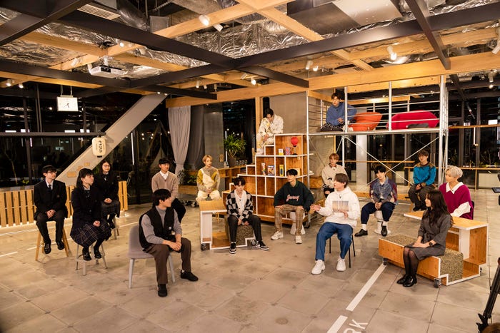 JO1「異才FUTURE うたえミライの歌」スタジオの様子 (提供写真)