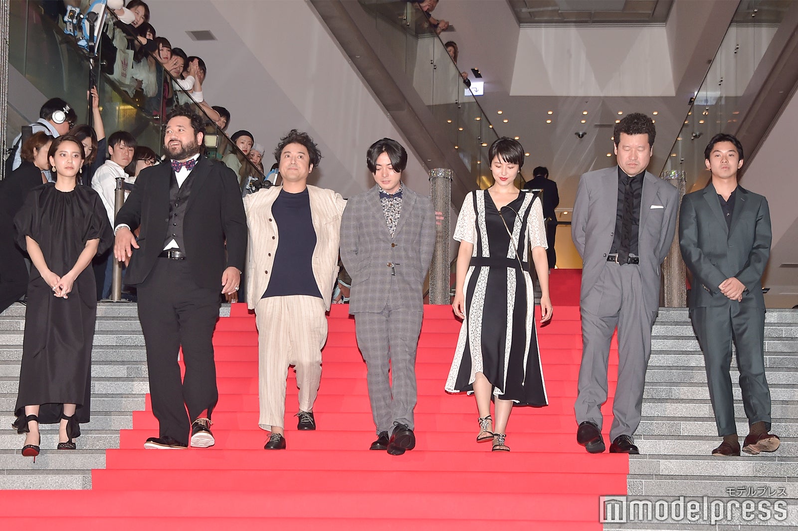 山崎紘菜、勝矢、ムロツヨシ、山田孝之、長澤まさみ、佐藤二朗、太賀 （C）モデルプレス