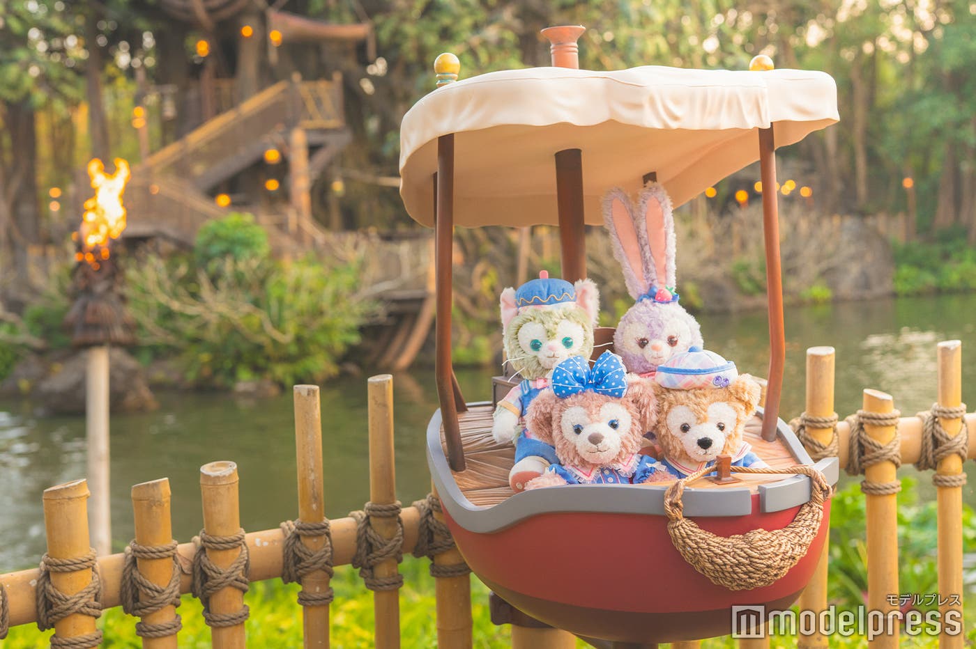 アドベンチャーランドのぬいぐるみフォトスポット(C)モデルプレス