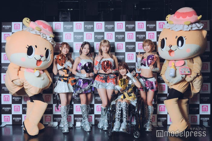 ちぃたん☆、仮面女子(小島夕佳、月野もあ、森下舞桜、猪狩ともか、陽向こはる)ちぃたん☆(C)モデルプレス