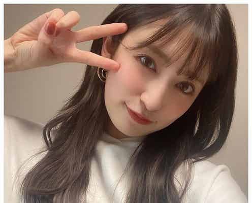 吉田朱里「ロング復活」インナーカラー入り新ヘアに「やっぱり最強」の声