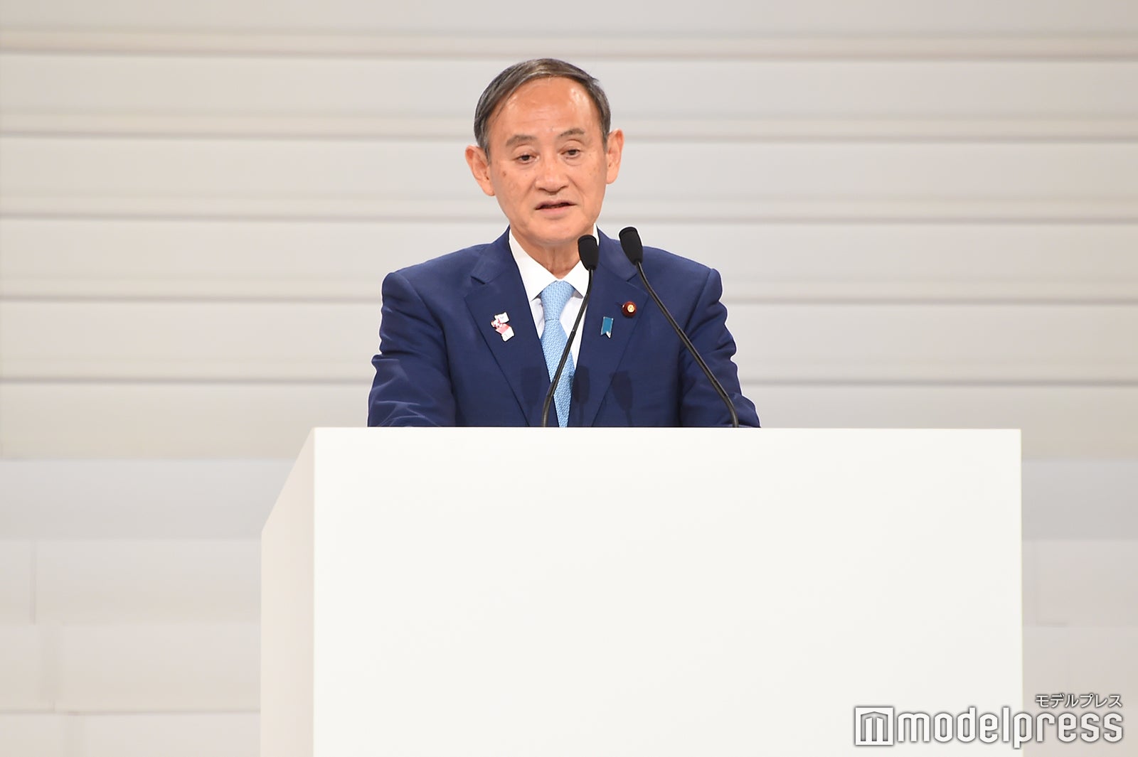 菅義偉氏 （C）モデルプレス