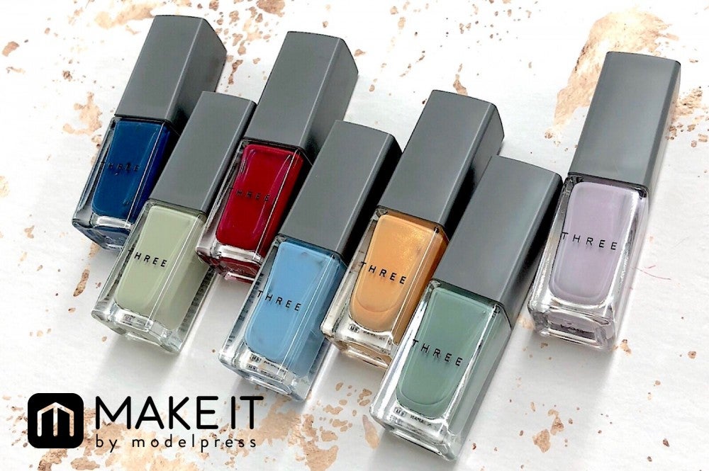 THREE ネイルポリッシュ／新色7色／各1,800円（税抜） (C)メイクイット