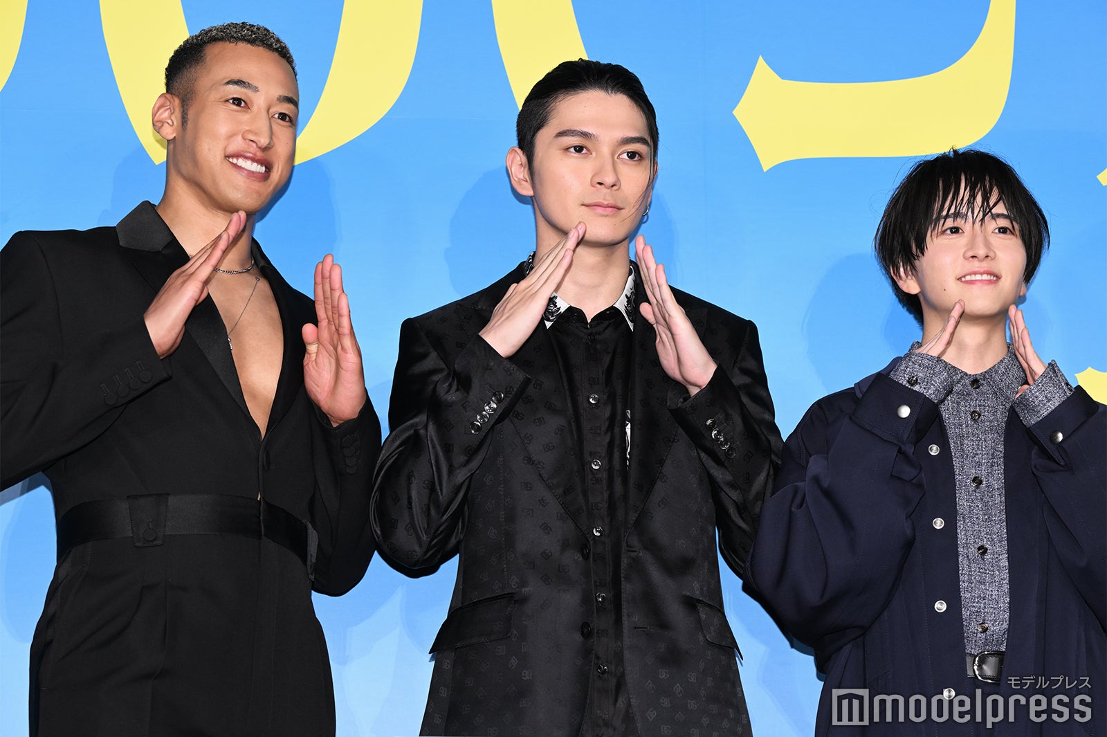 関口メンディー、眞栄田郷敦、板垣李光人（C）モデルプレス