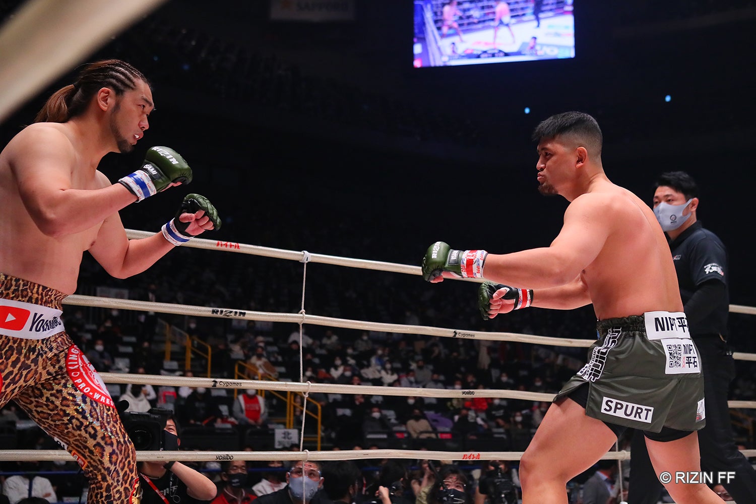 シバターVSHIROYA（C）RIZIN FF