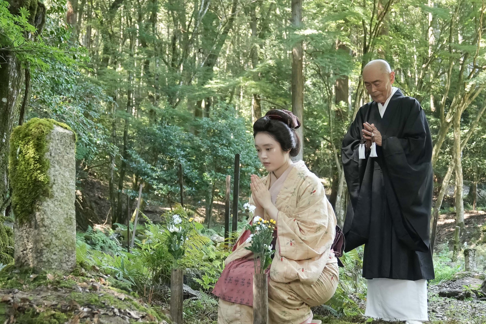 高石あかり、伊武雅刀「ばけばけ」第60話（C）NHK