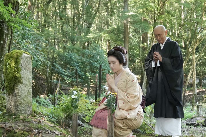 高石あかり、伊武雅刀「ばけばけ」第60話(C)NHK