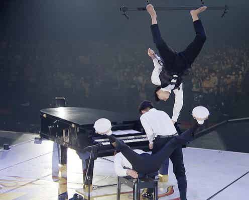 GENERATIONS白濱亜嵐・片寄涼太・小森隼、伝説のピアノ奏法に再挑戦 東京ドームで一発生本番