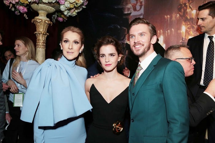 セリーヌ・ディオン、エマ・ワトソン、ダン・スティーヴンス(C)2017 Disney Enterprises, Inc. All Rights Reserved.