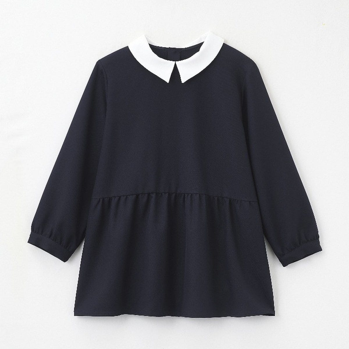 しまむらのペプラムブラウス（どこでもっと！/Coco）