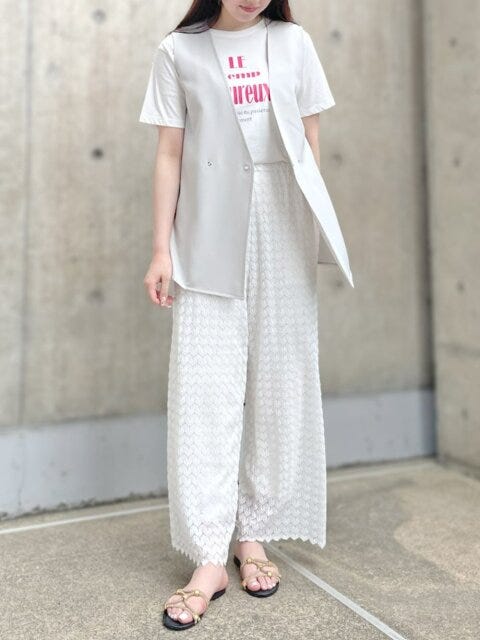 ロゴTシャツ コーデ ロゴTシャツコーデ2