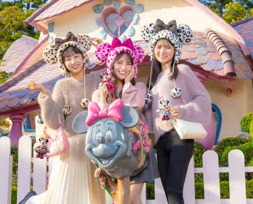 東京ディズニーランド&シー、レオパード柄とナチュラルカラーの新グッズ ふわふわ素材で可愛くあったか