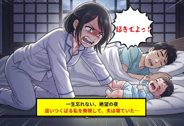 「助けて」が届かない…。ぎっくり腰で這いつくばる私を無視して爆睡する夫に殺意がわいた日
