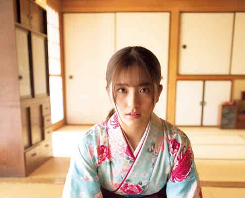 大和田南那、“魅惑の隙ありボディ”にドキッ 和服をおもむろに脱ぎだす