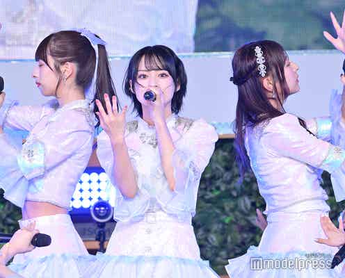 ≠ME「ちゅーする?」鈴木瞳美センターの新曲披露で会場虜に キュートな衣装と“ギャップ”見せるパフォーマンスも<TIF2023>