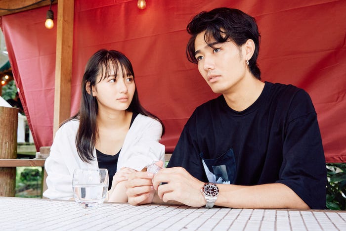 加藤栞、鈴々木響「オオカミちゃんとオオカミくんには騙されない」第8話(C)AbemaTV, Inc.