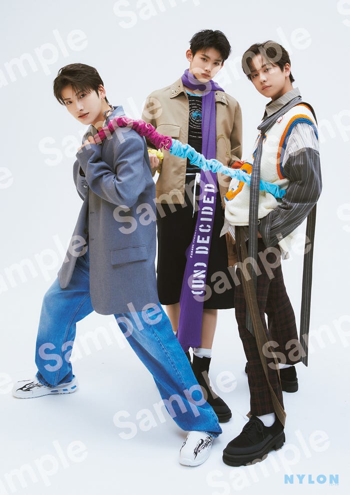 YUMA、JO、TAKI/タワーレコード オンライン特典(C)NYLON JAPAN