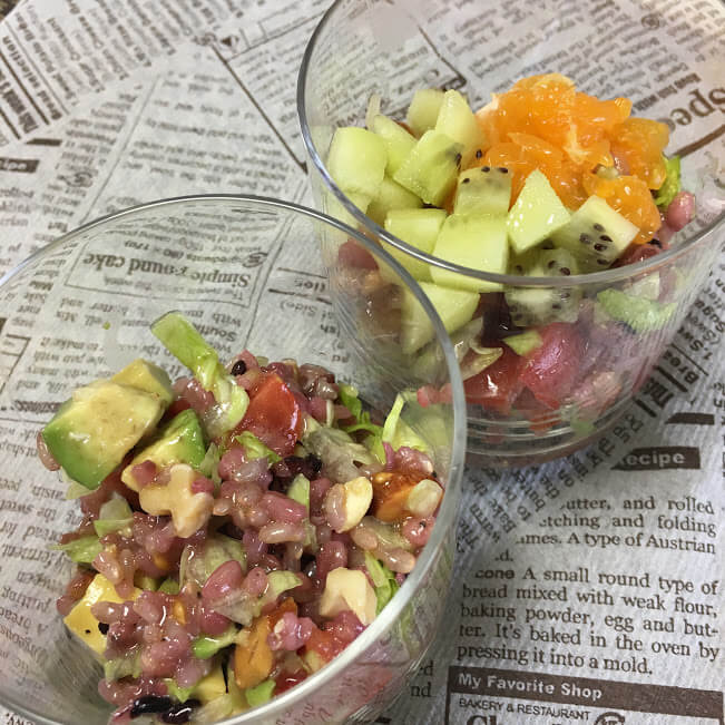 ビタミンCたっぷりのグレインズサラダはいかが？