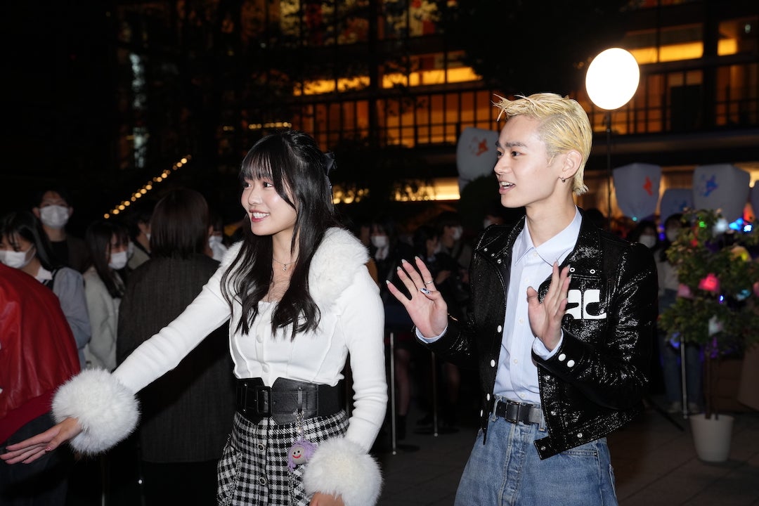 高鶴桃羽、能勢倫「オオカミちゃんとオオカミくんには騙されない」（C）AbemaTV, Inc.