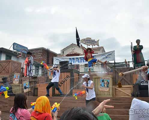 USJ、「ワンピース」ストリートショーが開幕 はちゃめちゃウォーターバトルに熱狂