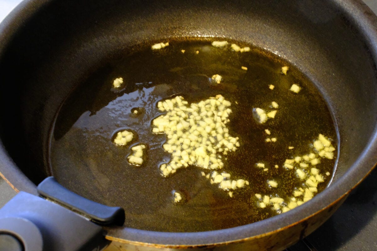 ツナの和風ペペロンチーノ