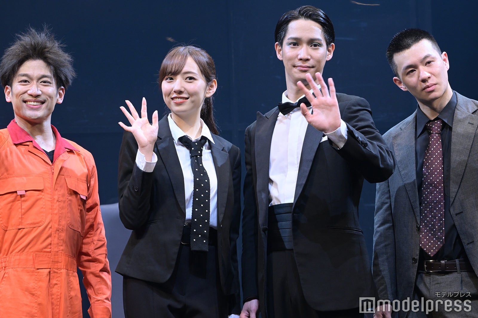 一色洋平、新内眞衣、味方良介、高橋龍輝（C）モデルプレス