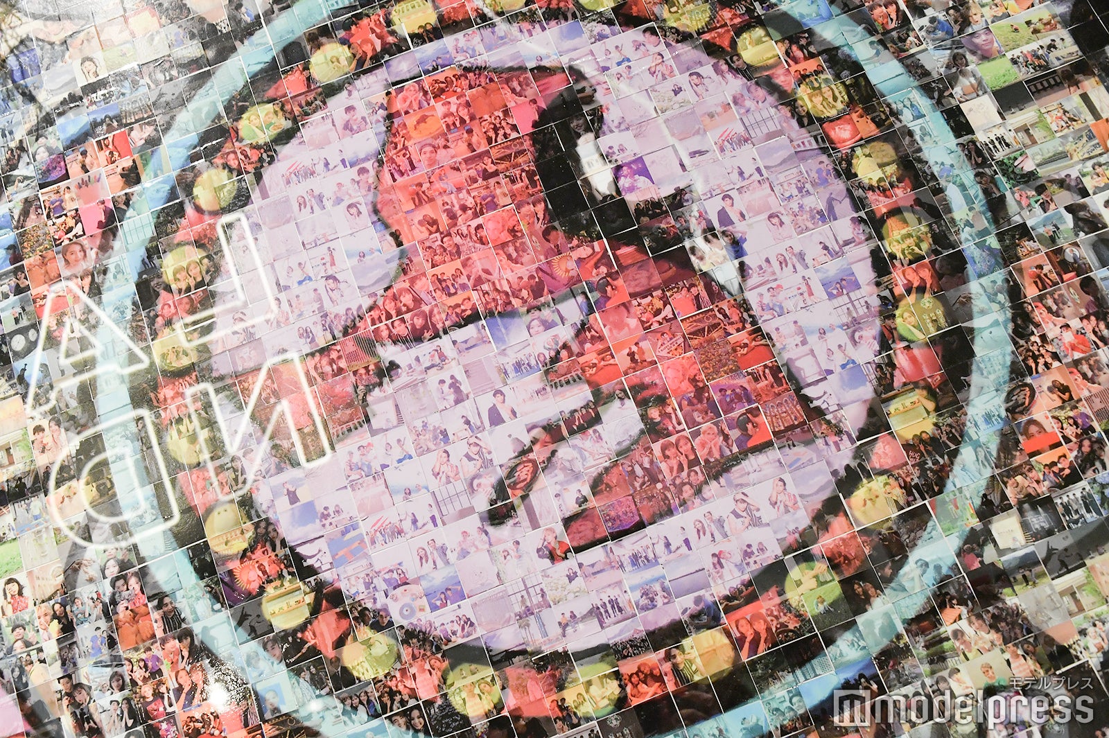 オオカミちゃんカフェ／メンバーが実際に制作したモザイクアート （C）モデルプレス