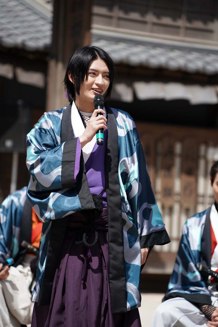 杢代和人「君とゆきて咲く~新選組青春録~」記者会見より(C)テレビ朝日