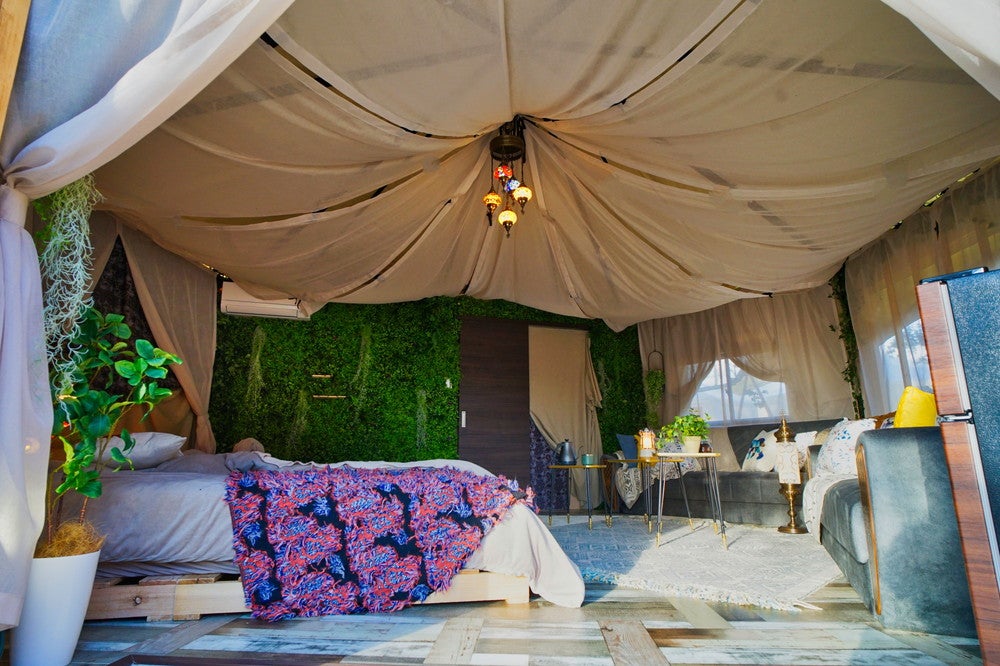 愛知にグランピング「ウッドデザインパークいちのみや-紡-」手ぶらBBQ場やカフェも併設