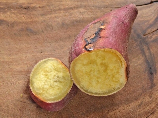 加熱した鳴門金時